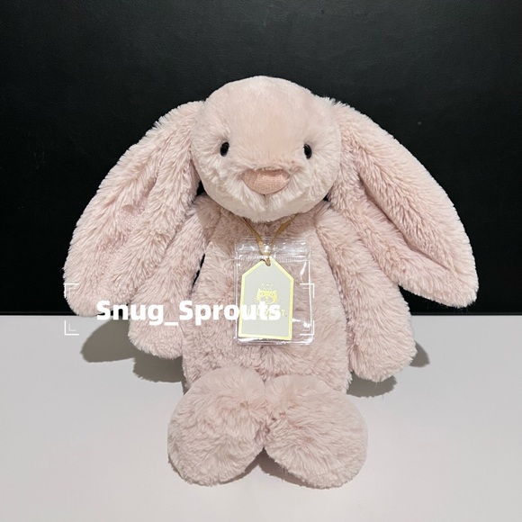 Jellycat Accessories - Authentic Jellycat Bashful Luxe Bunny Willow - Medium-Sweet face!